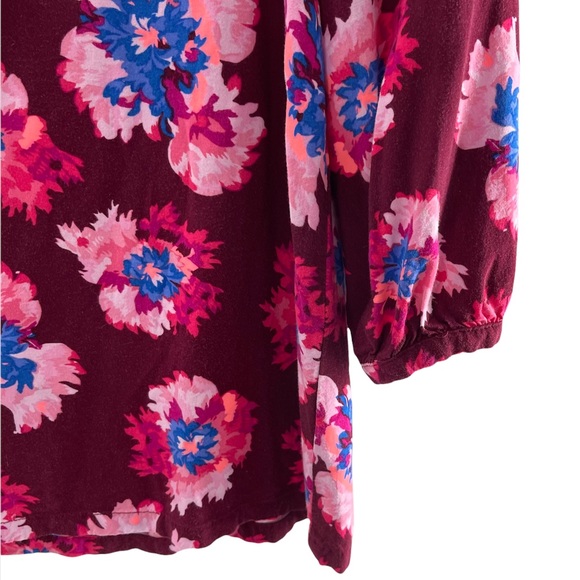 Crazy 8 Floral Long Sleeve Blouse Girls XL 14 - Picture 2 of 8